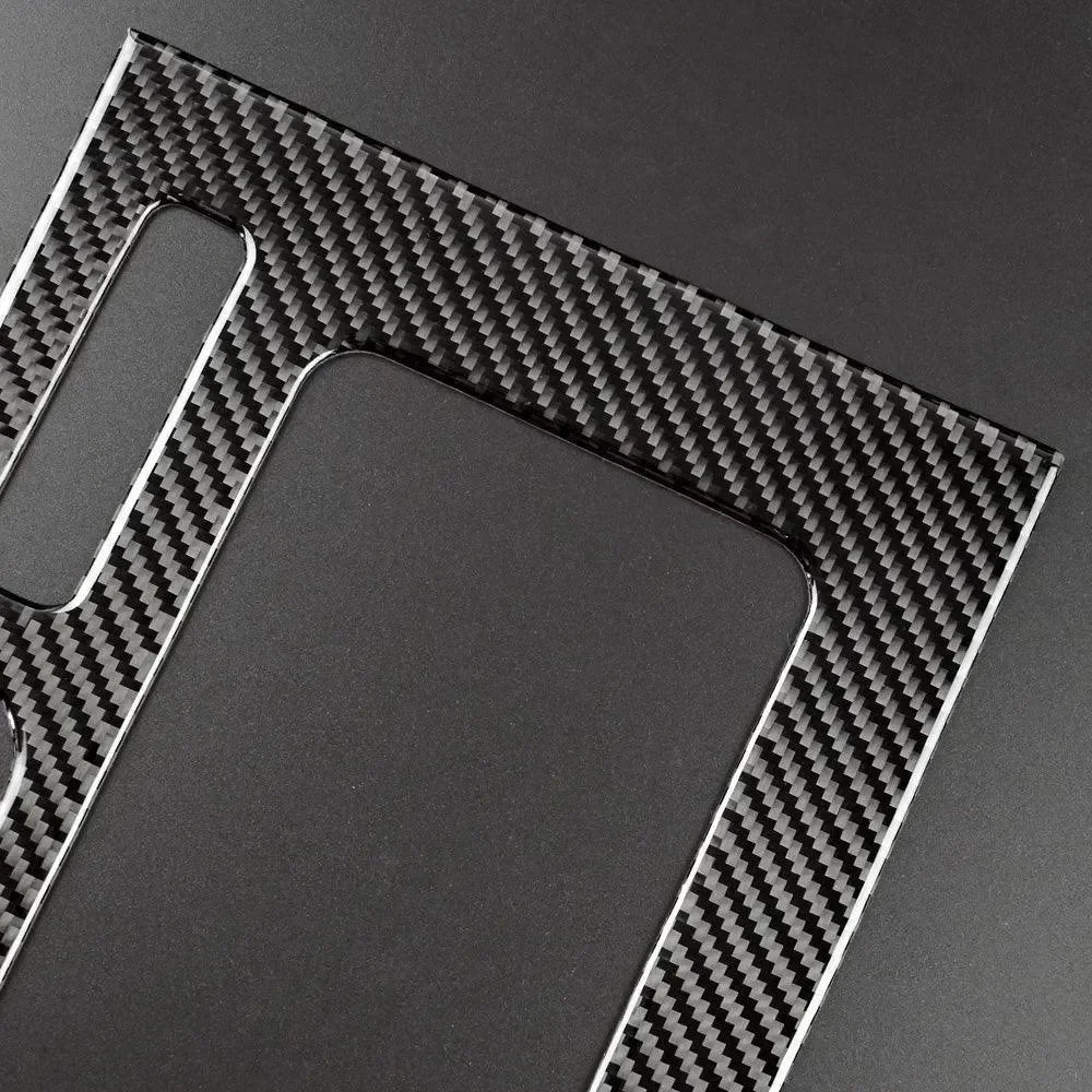 Carbon Fiber Center Console Trim Interior Overlay For Mustang 2010-2014