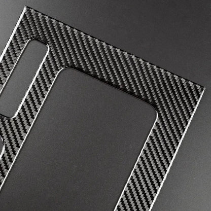 Carbon Fiber Center Console Trim Interior Overlay For Mustang 2010-2014