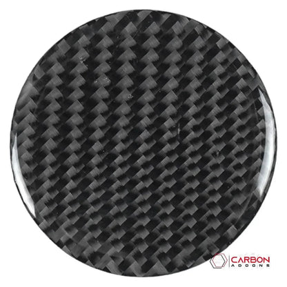 Carbon Fiber Headlight Control Trim interior Overlay For Mustang 2010-2014