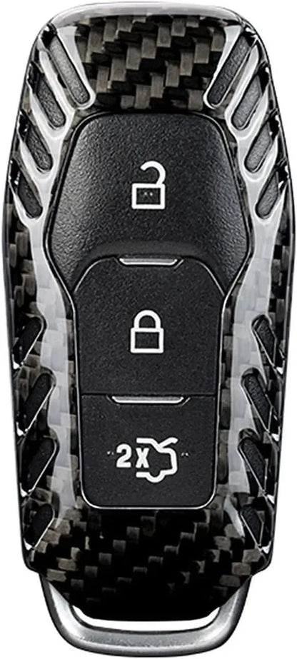 Carbon Fiber Key Fob Cover for 2015-2017 Mustang