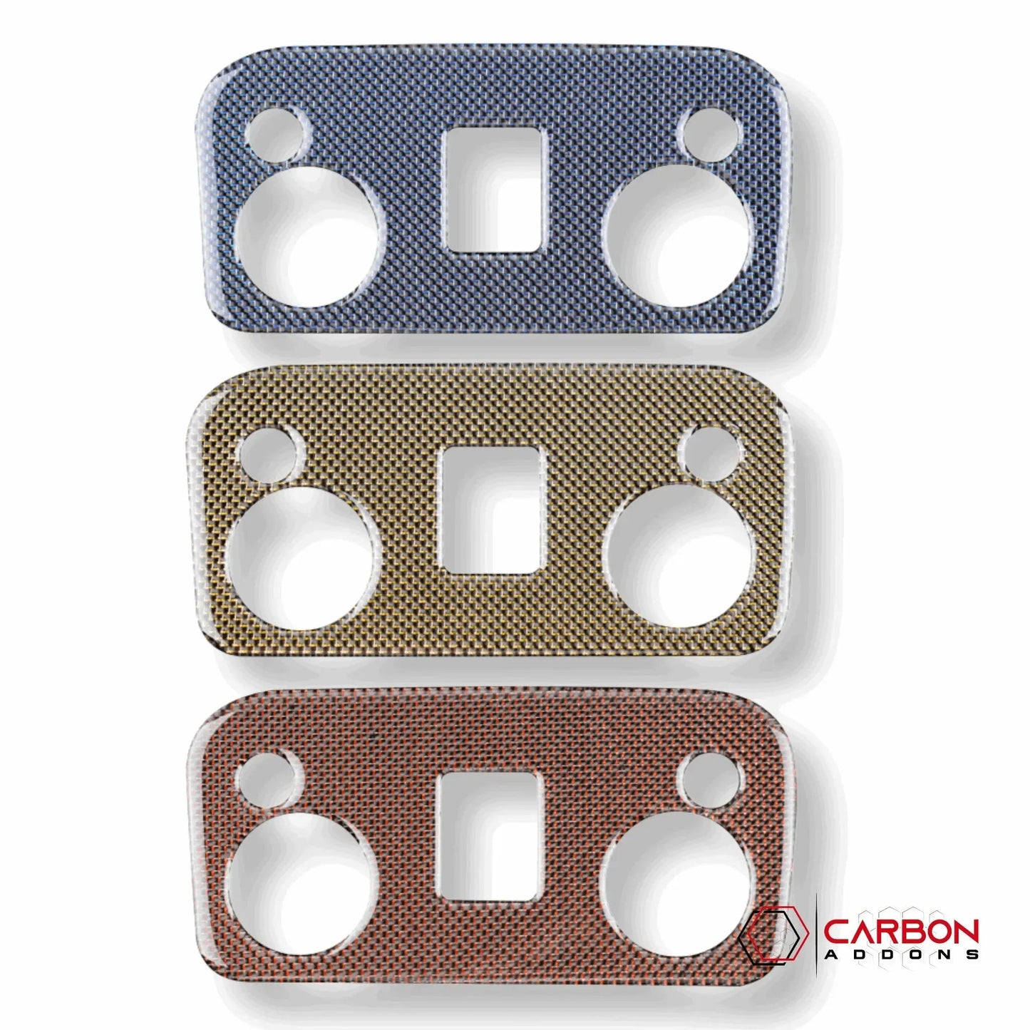 Carbon Fiber Overhead Dome Light Trim Overlay for Mustang 2015-2023