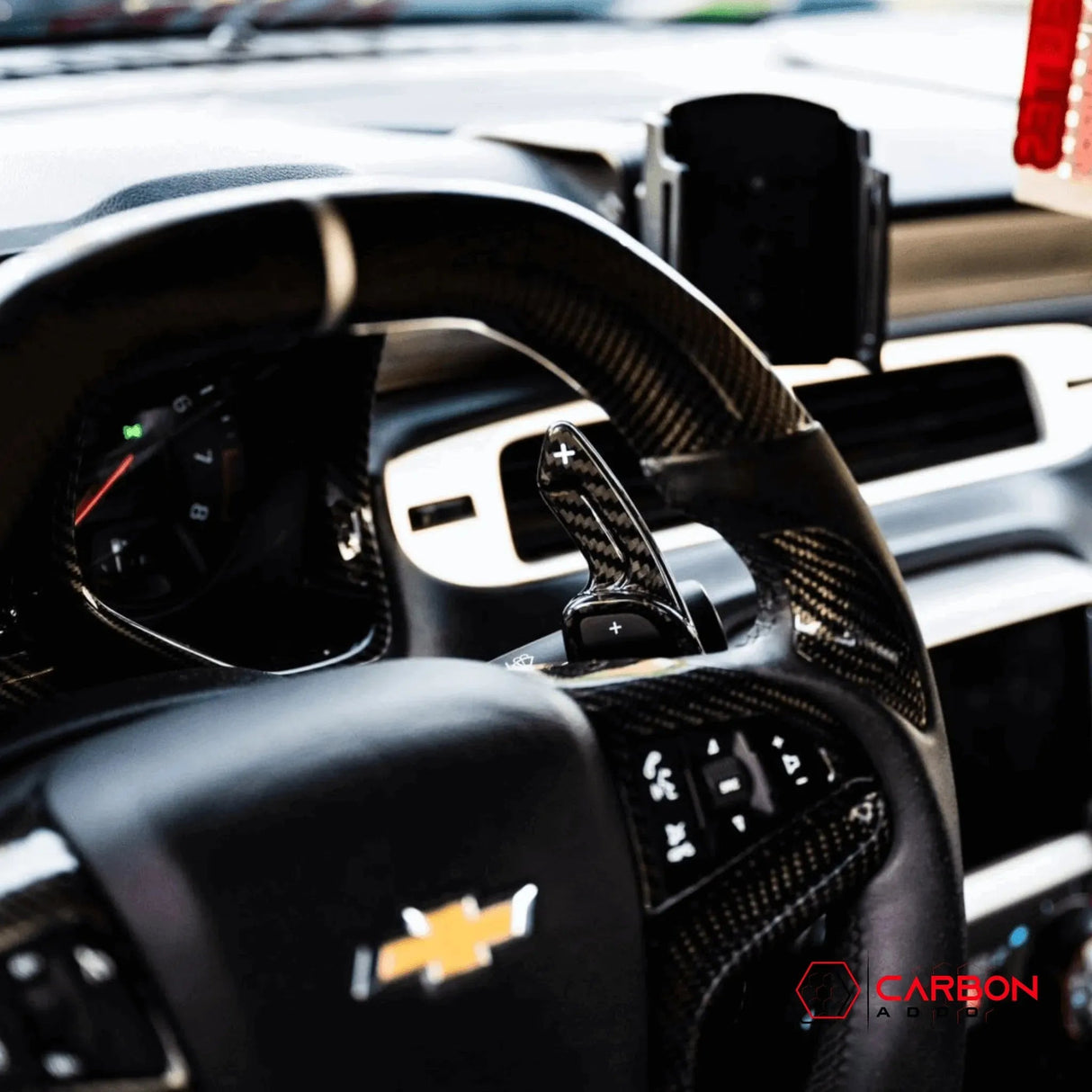 Carbon Fiber Paddle Shifter Extension | 2012-2015 Chevy 5th Gen Camaro
