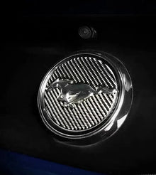 Carbon Fiber Rear Trunk Logo Emblem Overlay For Mustang 2015-2019