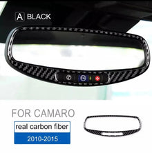 Carbon Fiber Rear-view Mirror Trim Overlay for Chevrolet Camaro 2010-2015