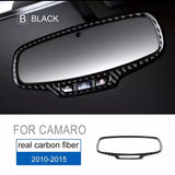 Carbon Fiber Rear-view Mirror Trim Overlay for Chevrolet Camaro 2010-2015