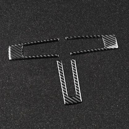 Mustang 2010-2014 Carbon Fiber Steering Wheel Trim Interior Overlay