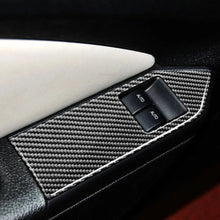 Carbon Fiber Window Switch Control Trim Interior Overlay Kit For Mustang 2010-2014