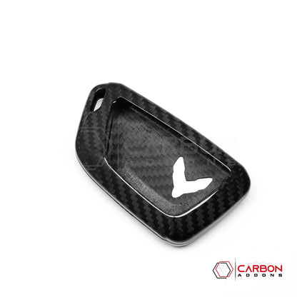 C8 CORVETTE CARBON FIBER KEY COVER - BLACK, RED, BLUE OR FORGE CARBON