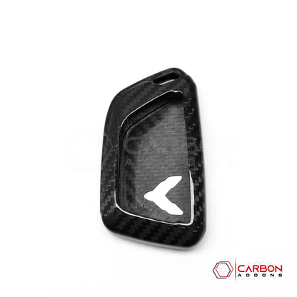 C8 CORVETTE CARBON FIBER KEY COVER - BLACK, RED, BLUE OR FORGE CARBON