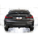 AWE Tuning Touring Edition Axle Back Exhaust | 3" Diameter | 4.5" Dual Diamond Black BMW 430i 2021-2024|BMW 330i 2019-2024