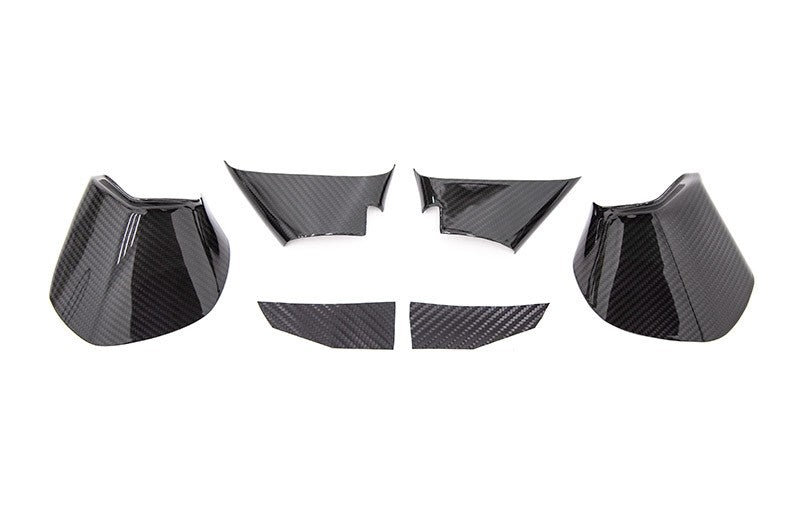 OLM LE Dry Carbon Fiber Lower Mirror Mount Cover - 2015-2021 Subaru WRX / STI / 2015-2017 Crosstrek