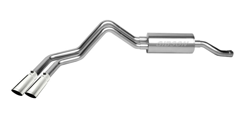 Gibson 10-13 GMC Sierra 1500 SLE 4.8L 2.25in Cat-Back Dual Sport Exhaust - Stainless