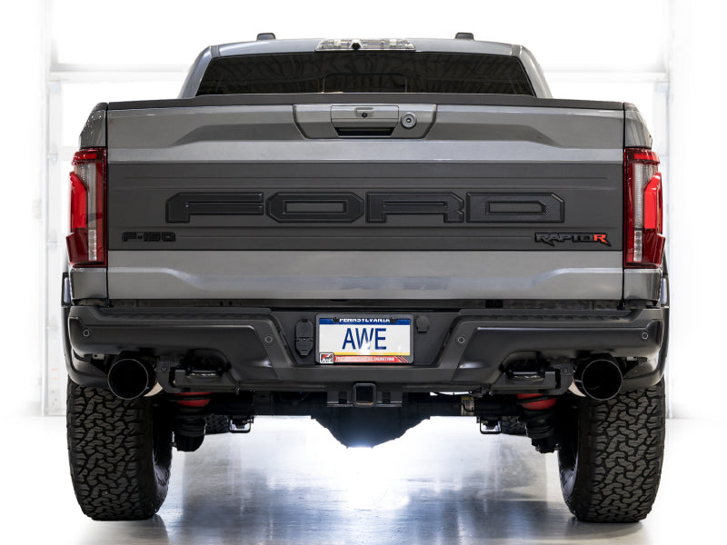 AWE Tuning AWE Gen 3 Raptor R SwitchPath Exhaust - Diamond Black Tips 3025-33852