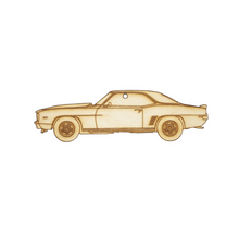 ZSPEC Laser-Engraved Wood Ornament, Style: Classic Camaro, Birch, ~5-inches Wide