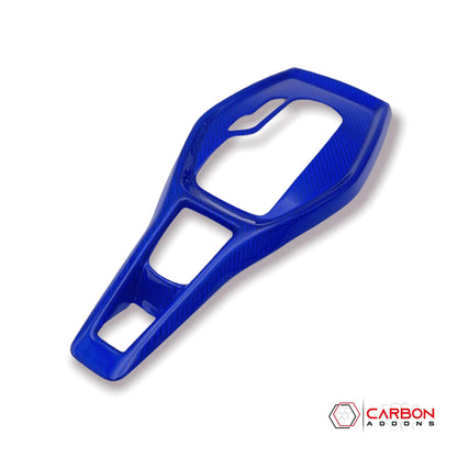 Chevy Camaro 2016-2024 Real Carbon Fiber Gear Shift Chrome Trim Delete Cover