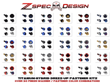 ZSPEC "Stage 1" Dress Up Bolts® Hardware Kit for Nissan Z RZ34, Titanium & Billet