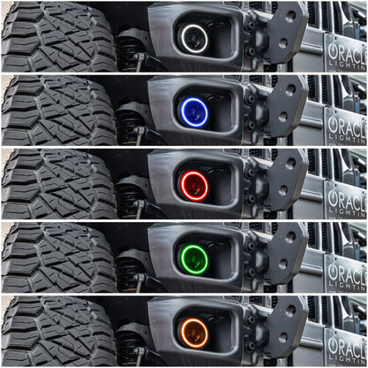 ORACLE Lighting Jeep Wrangler JK/JL & Gladiator JT High Performance 20W LED Fog Lights - Dynamic ColorSHIFT
