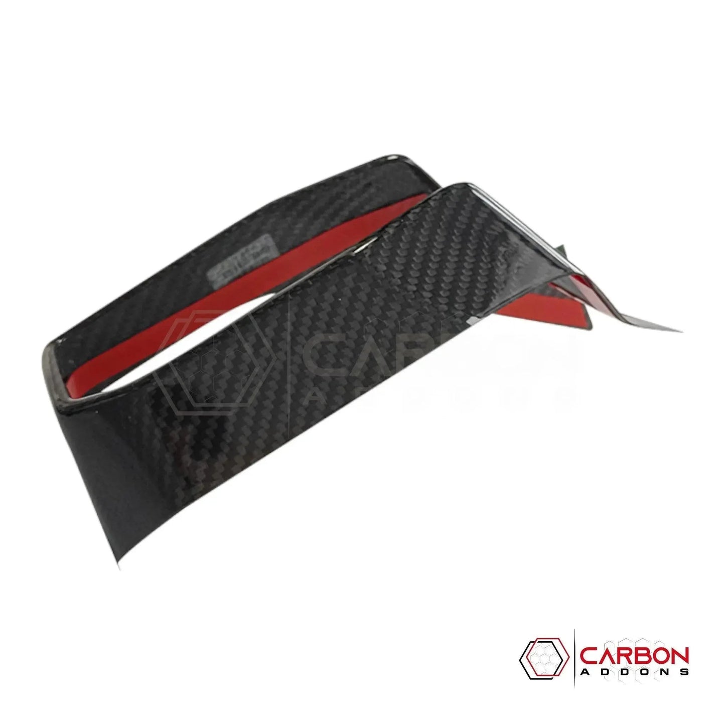 Real Carbon Fiber Driver Side Dashboard AC vent Trim Cover for 2024+ Ford Mustang