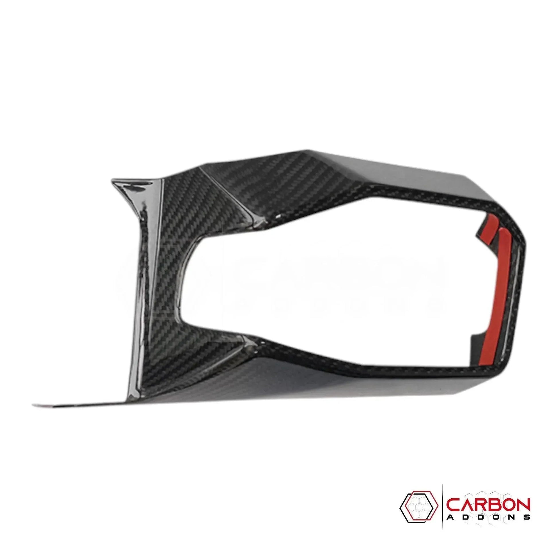 Real Carbon Fiber Driver Side Dashboard AC vent Trim Cover for 2024+ Ford Mustang