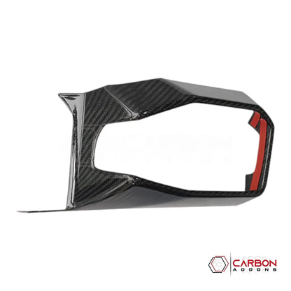 Real Carbon Fiber Driver Side Dashboard AC vent Trim Cover for 2024+ Ford Mustang