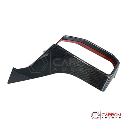 Real Carbon Fiber Driver Side Dashboard AC vent Trim Cover for 2024+ Ford Mustang