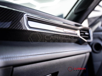 2024+ S650 Mustang Hard Carbon Fiber Passenger Side Dashboard Trim Cover