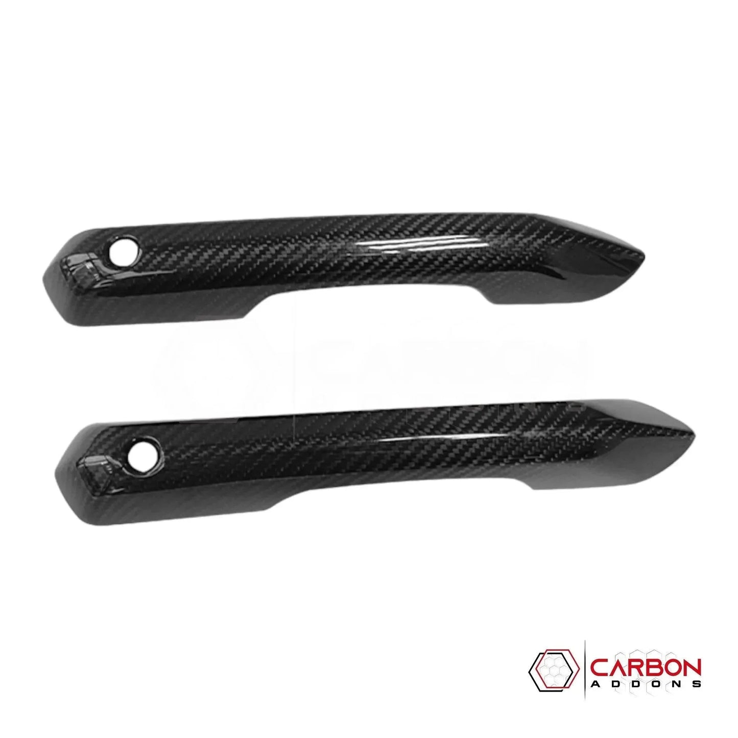 Real Carbon Fiber Exterior Door Handle Covers for 2024+ Ford Mustang