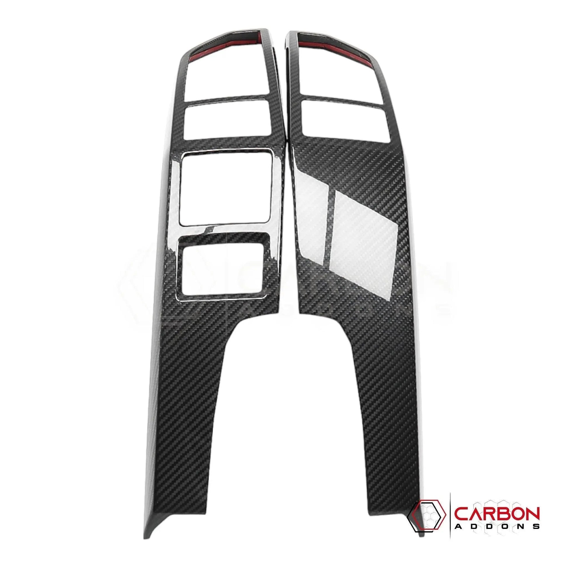 F150 2015-2020 Dashboard Center AC Vent Trim Hard Carbon Fiber Cover