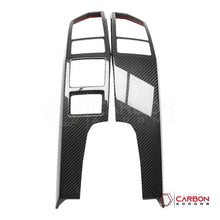 F150 2015-2020 Dashboard Center AC Vent Trim Hard Carbon Fiber Cover