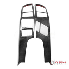 Real Carbon Fiber Center AC Vent Trim Cover For F150 2015-2020 Dashboard