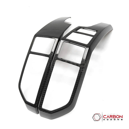 Real Carbon Fiber Center AC Vent Trim Cover For F150 2015-2020 Dashboard