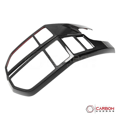 F150 2015-2020 Dashboard Center AC Vent Trim Hard Carbon Fiber Cover