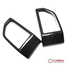 Real Carbon Fiber Dashboard Side AC Vents Trim Cover ForF150 2015-2020