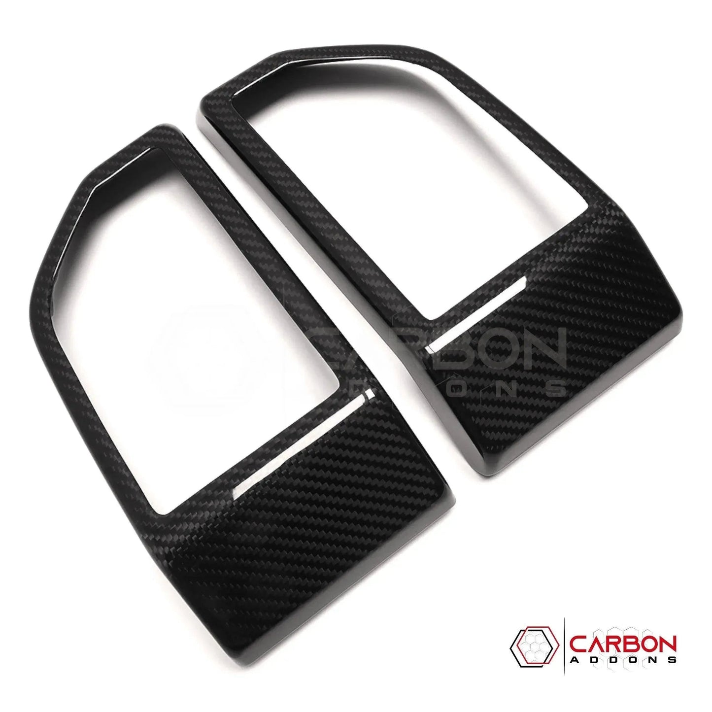 F150 2015-2020 Dashboard Side AC Vents Trim Hard Carbon Fiber Cover