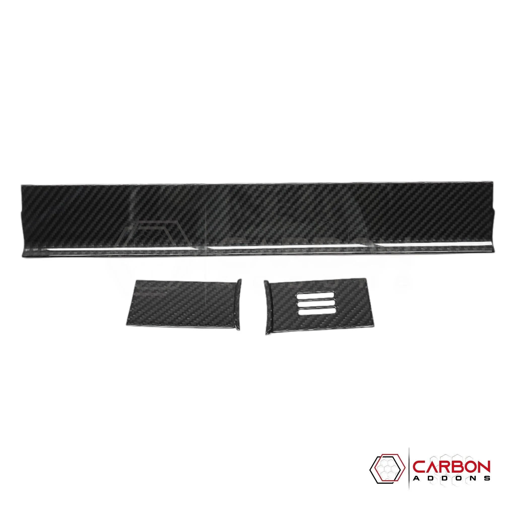 F150 2015-2020 Dashboard Trim Hard Carbon Fiber Cover