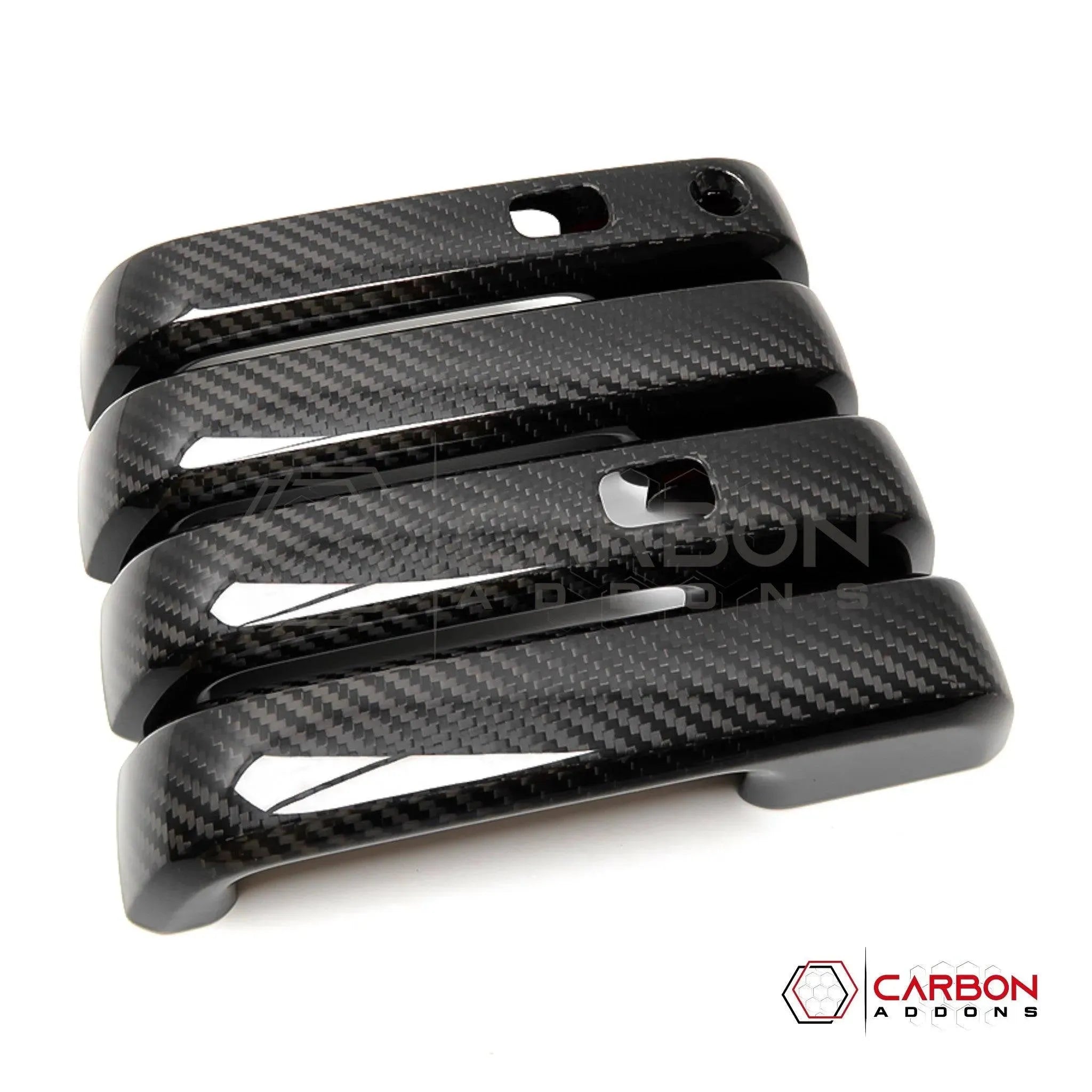 F150 2015-2020 Exterior Door Handle Hard Carbon Fiber Cover
