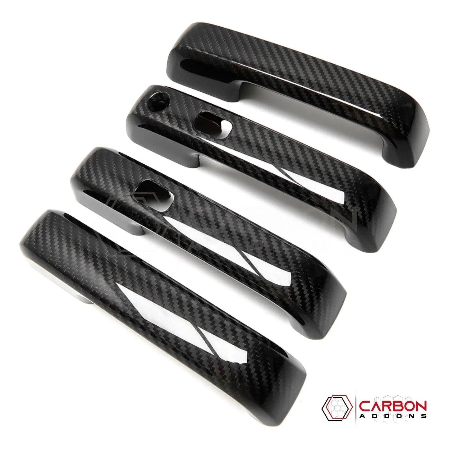 F150 2015-2020 Exterior Door Handle Hard Carbon Fiber Cover