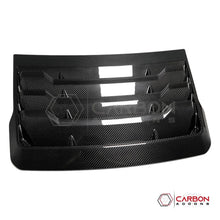 Real Carbon Fiber Hood Vent Cover For F150 Raptor 2015-2020