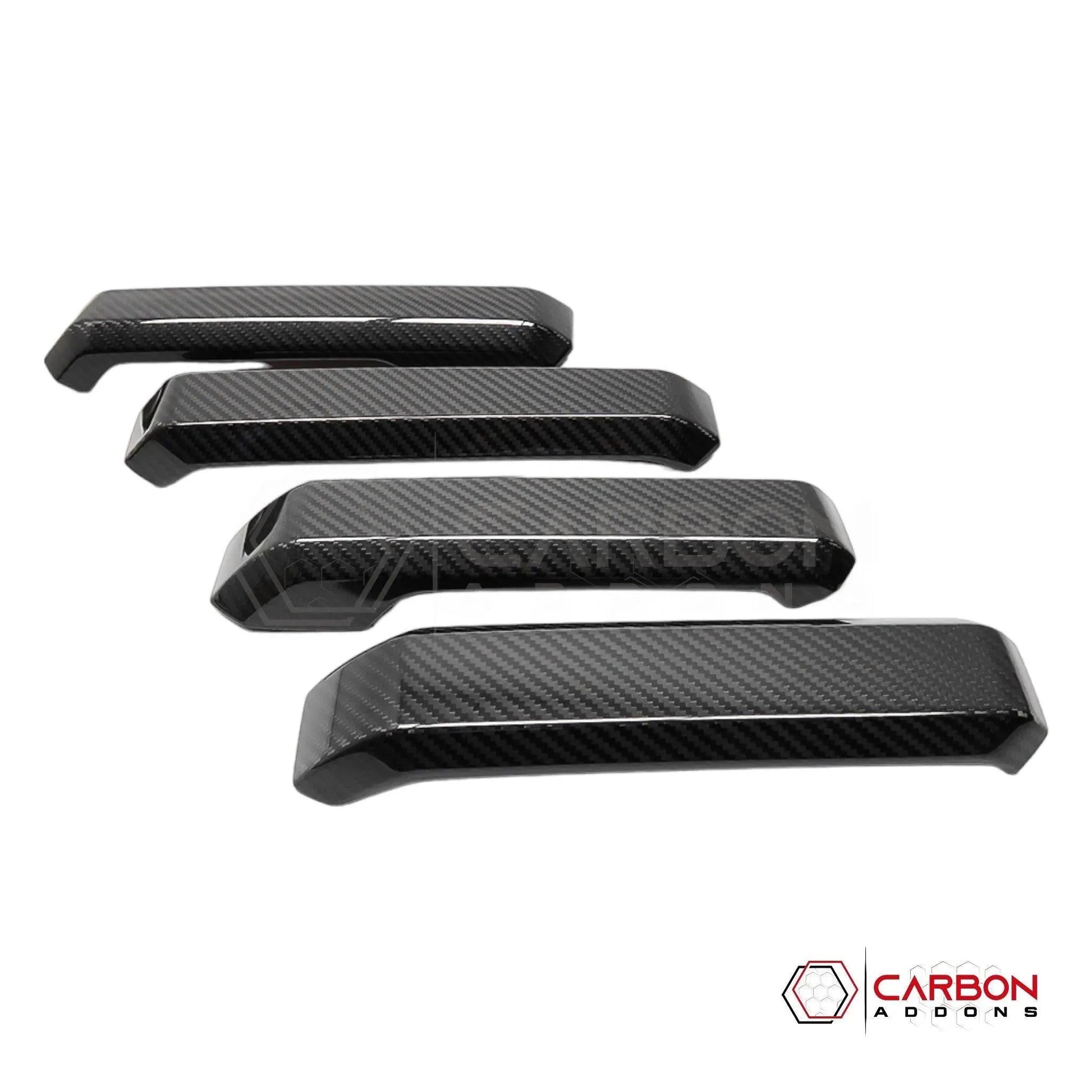 F150 2015-2020 Interior Door Handle Hard Carbon Fiber Cover
