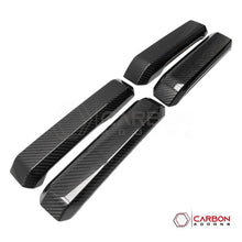 Real Carbon Fiber Interior Door Handle Cover For F150 2015-2020