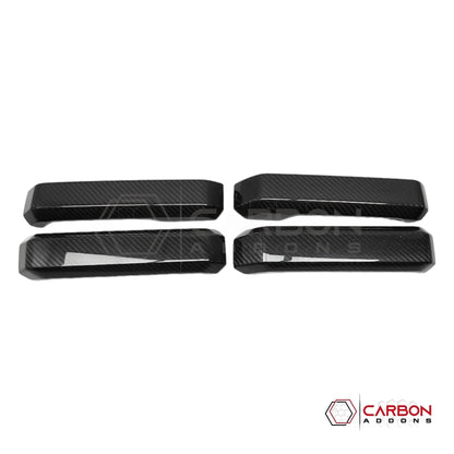 F150 2015-2020 Interior Door Handle Hard Carbon Fiber Cover