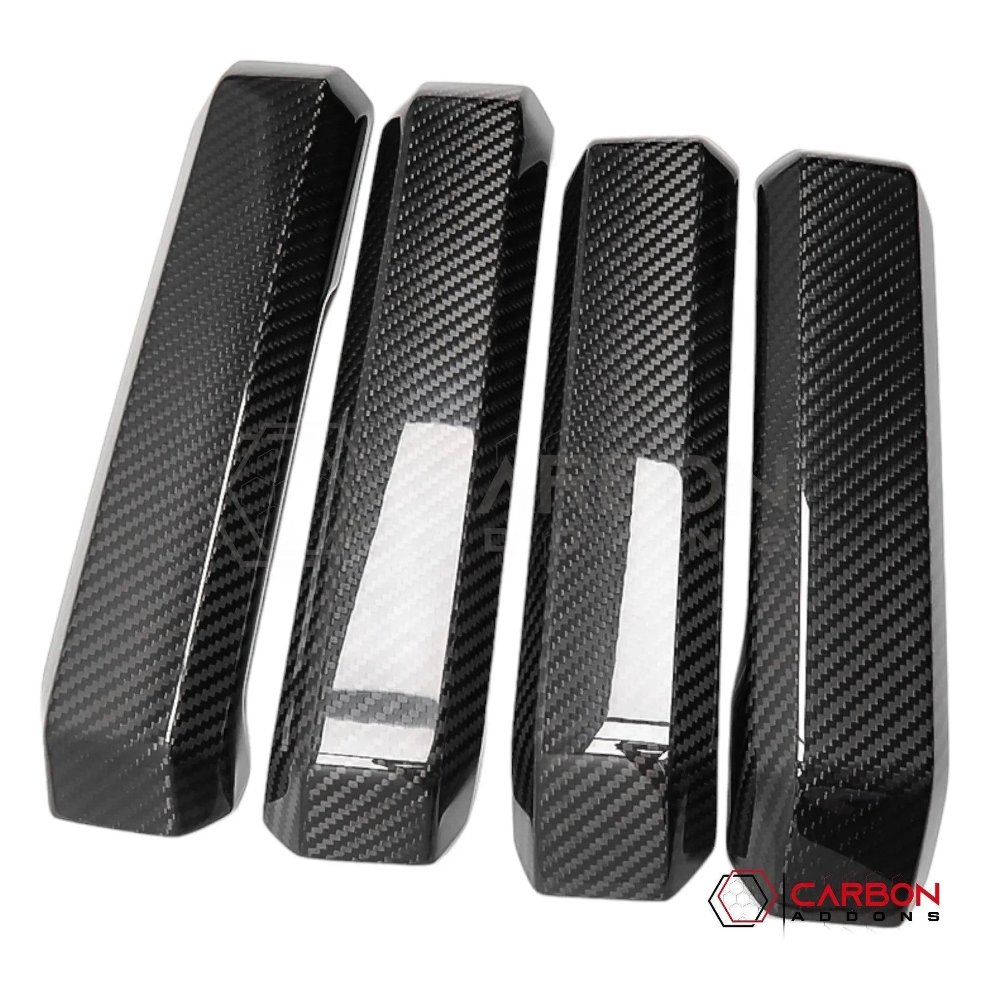F150 2015-2020 Interior Door Handle Hard Carbon Fiber Cover