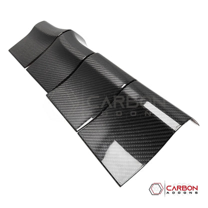 F150 2015-2020 Interior Door Handle Trim Hard Carbon Fiber Cover