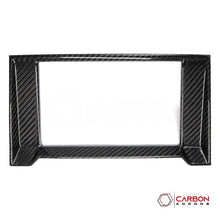 Real Carbon Fiber Infotainment Bezel Trim Cover F150 2015-2020