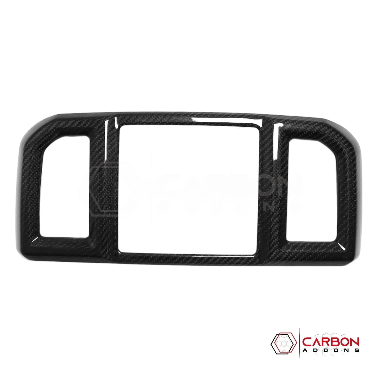 F150 2015-2020 Rear Seat AC Vent Trim Hard Carbon Fiber Cover