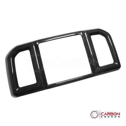 F150 2015-2020 Rear Seat AC Vent Trim Hard Carbon Fiber Cover