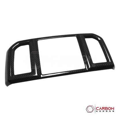 F150 2015-2020 Rear Seat AC Vent Trim Hard Carbon Fiber Cover
