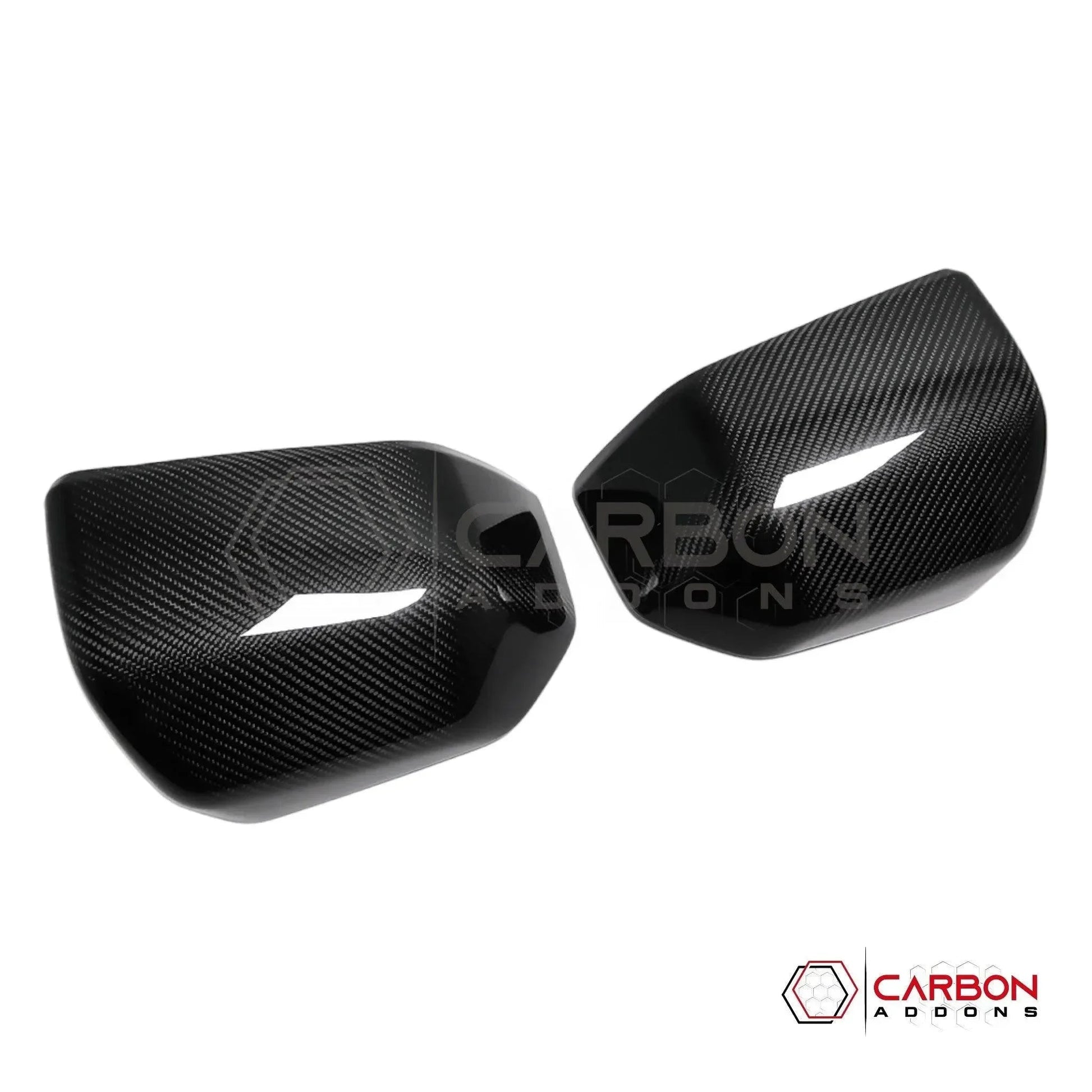 Real Carbon Fiber Rear View Mirror Cover For F150 2015-2020