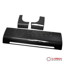 F150 2021-Present Dashboard and Glove Box Hard Carbon Fiber Cover
