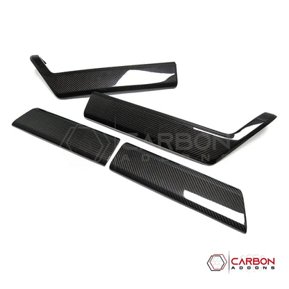F150 2021-Up Door Panel Trim Hard Carbon Fiber Cover